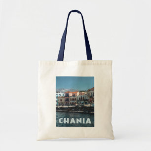 Chania Harbour, Kreta Griechenland Tragetasche