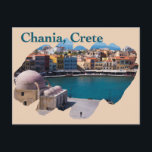 Chania, Kreta: Venezianischer Hafen Postkarte<br><div class="desc">Chania ist eine charmante Stadt und liegt im Nordwesten der Insel Kreta, der größten der griechischen Inseln. Die kleinen, gewundenen Straßen, die die Altstadt bilden, beginnen am alten, Venezianischen Hafen. Chania beherbergt jedes Jahr viele Besucher, da die Stadt von einem Flughafen bedient wird und ein guter Ausgangspunkt ist, um einige...</div>