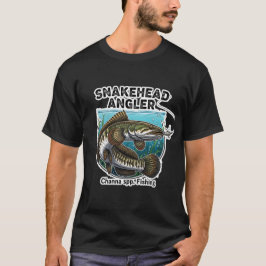 Channa-Fisch-Angler-Schlangenkopf-Liebhaber-Kunstw T-Shirt