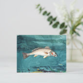 Channel Bass American Painting von Homer Postkarte (Stehend Vorderseite)