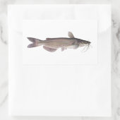 Channel Catfish - Süßwasserfischerei Rechteckiger Aufkleber (Tasche)