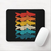Channel Catfish Vintage Fish Catfish Fishing  Mousepad (Mit Mouse)