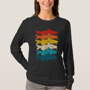 Channel Catfish Vintager Fisch Fischen Fischen Fi T-Shirt