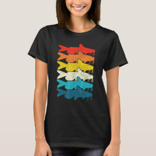 Channel Catfish Vintager Fisch Fischen Fischen Fi T-Shirt