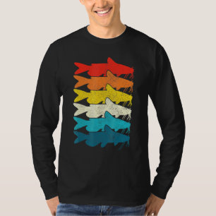 Channel Catfish Vintager Fisch Fischen Fischen Fi T-Shirt