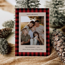 Channel Flannel Family Christmas Card Einladung