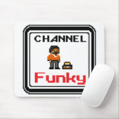 Channel Funky Pixel Art Mauspad (Mit Mouse)