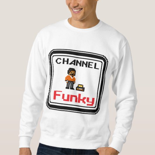 Channel Funky Pixel Art Sweatshirt (Vorderseite)