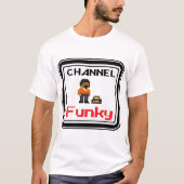 Channel Funky Pixel Art T-Shirt (Vorderseite)