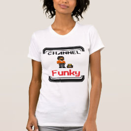 Channel Funky Pixel Art T - Shirt Tank Top