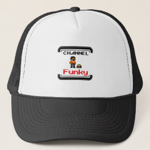 Channel Funky Pixel Art Truckerkappe