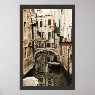 Channel in Venice poster