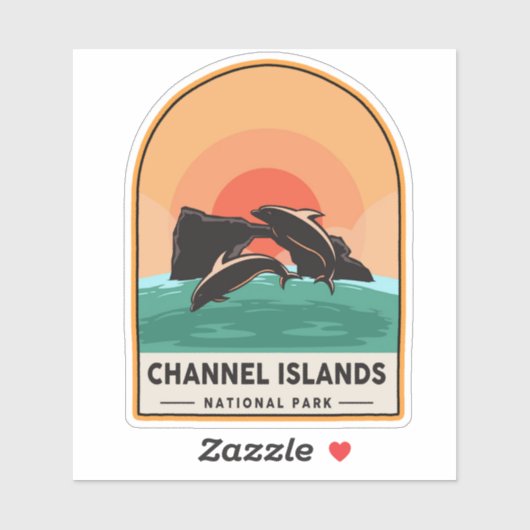 Channel Islands National Park Aufkleber (Blatt)