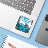 Channel Islands National Park California Aufkleber (Laptop mit iPhone)