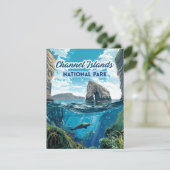 Channel Islands National Park California Card (Stehend Vorderseite)