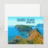 Channel Islands National Park California Flat Card (Vorne/Hinten)