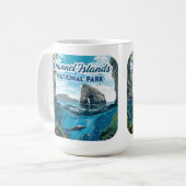 Channel Islands National Park California Kaffeetasse (Vorderseite Links)