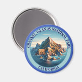 Channel Islands National Park California Magnet (Vorderseite/Rückseite)