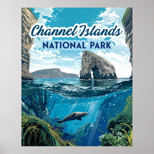 Channel Islands National Park California Poster (Vorne)
