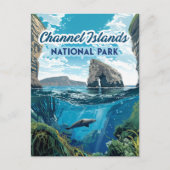 Channel Islands National Park California Postkarte (Vorderseite)