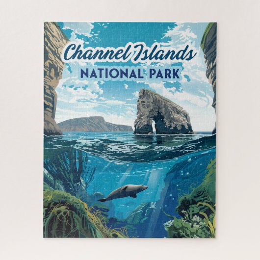 Channel Islands National Park California Puzzle (Vertikal)