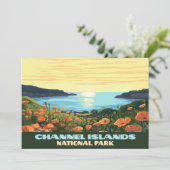 Channel Islands National Park California Schmuggle Einladung (Stehend Vorderseite)