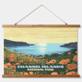 Channel Islands National Park California Schmuggle Wandteppich Mit Holzrahmen (Vorne)