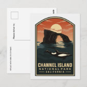 Channel Islands National Park California Vintag Postkarte (Vorne/Hinten)