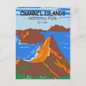 Channel Islands National Park California Vintag Postkarte (Vorderseite)