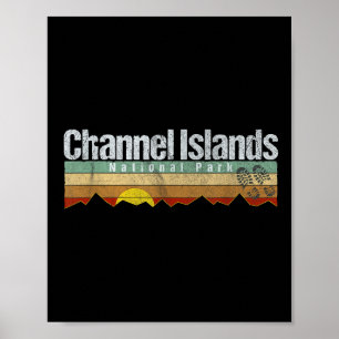 Channel Islands National Park Camping Wandern Poster