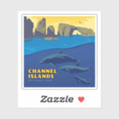 Channel Islands National Park Dolphins Aufkleber (Blatt)