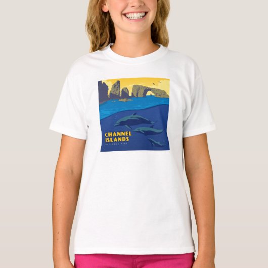 Channel Islands National Park Dolphins T-Shirt (Vorderseite)
