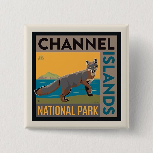 Channel Islands National Park | Fox Button (Vorderseite)