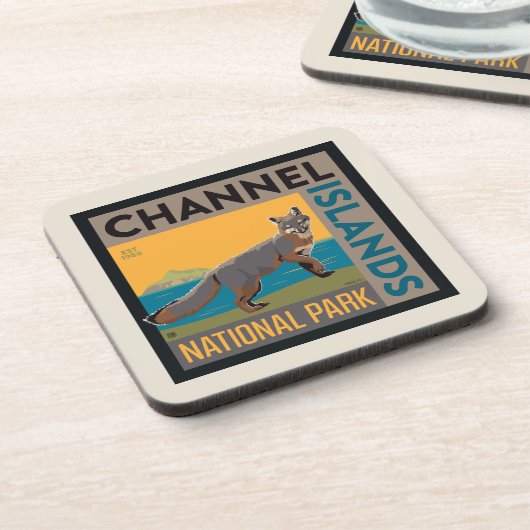 Channel Islands National Park | Fox Getränkeuntersetzer (Linke Seite)
