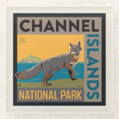 Channel Islands National Park | Fox Glasuntersetzer (Vorderseite)