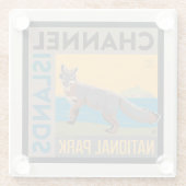 Channel Islands National Park | Fox Glasuntersetzer (Rückseite)