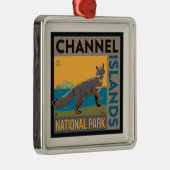 Channel Islands National Park | Fox Ornament Aus Metall (Rechts)