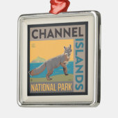 Channel Islands National Park | Fox Ornament Aus Metall (Links)