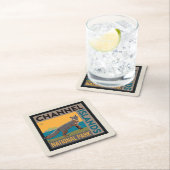 Channel Islands National Park | Fox Rechteckiger Pappuntersetzer (Vor Ort)