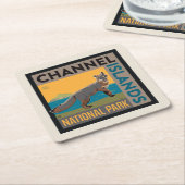 Channel Islands National Park | Fox Rechteckiger Pappuntersetzer (angewinkelt)