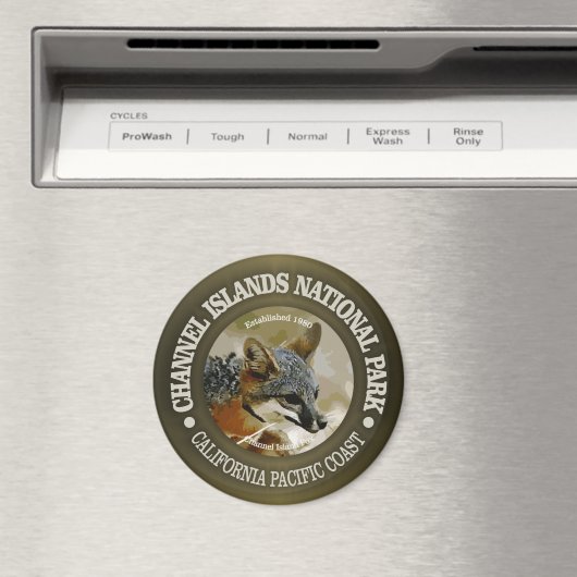 Channel Islands National Park (Fuchs) Magnet (In Situ (Geschirrspüler))