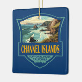 Channel Islands National Park Illustration Travel Keramikornament (Links)