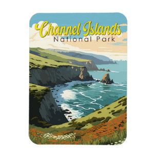 Channel Islands National Park Illustration Travel Magnet