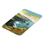 Channel Islands National Park Illustration Travel Magnet (Linke Seite)