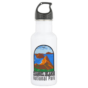 Channel Islands National Park Kalifornien Vintage Edelstahlflasche