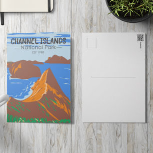 Channel Islands National Park Kalifornien Vintage Postkarte