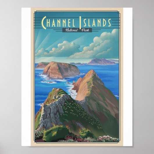 Channel Islands National Park Lithwork Poster (Vorne)