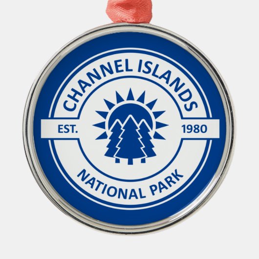 Channel Islands National Park Ornament Aus Metall (Vorne)