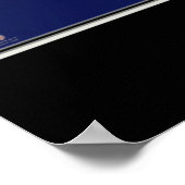 Channel Islands National Park Satellite Karte Poster (Ecke)