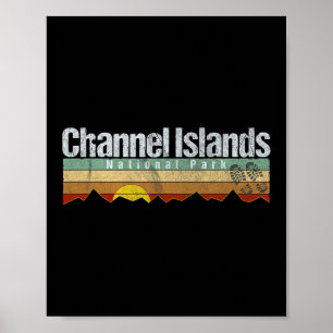 Channel Islands Nationalpark Camping Wandern Poster